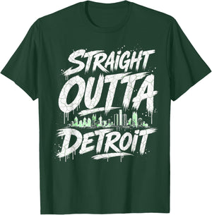 Straight Outta Detroit T-Shirt - T-Shirt | Forest
