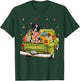 Happy Fall Y'all Border Collie Dog On Truck Pumpkin Fall T-Shirt - T-Shirt | Forest