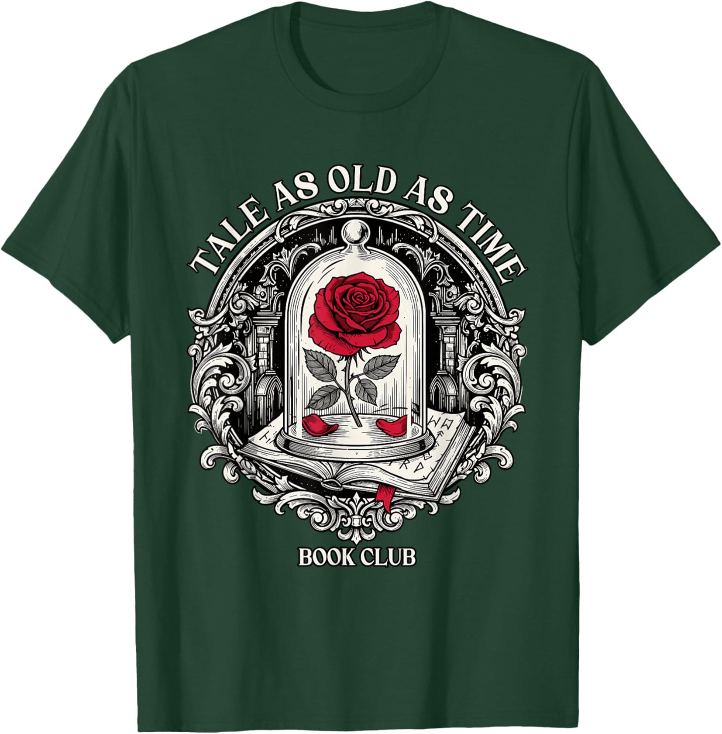 Tale As Old As Time Classic Book Lover Retro T-Shirt - T-Shirt | Forest