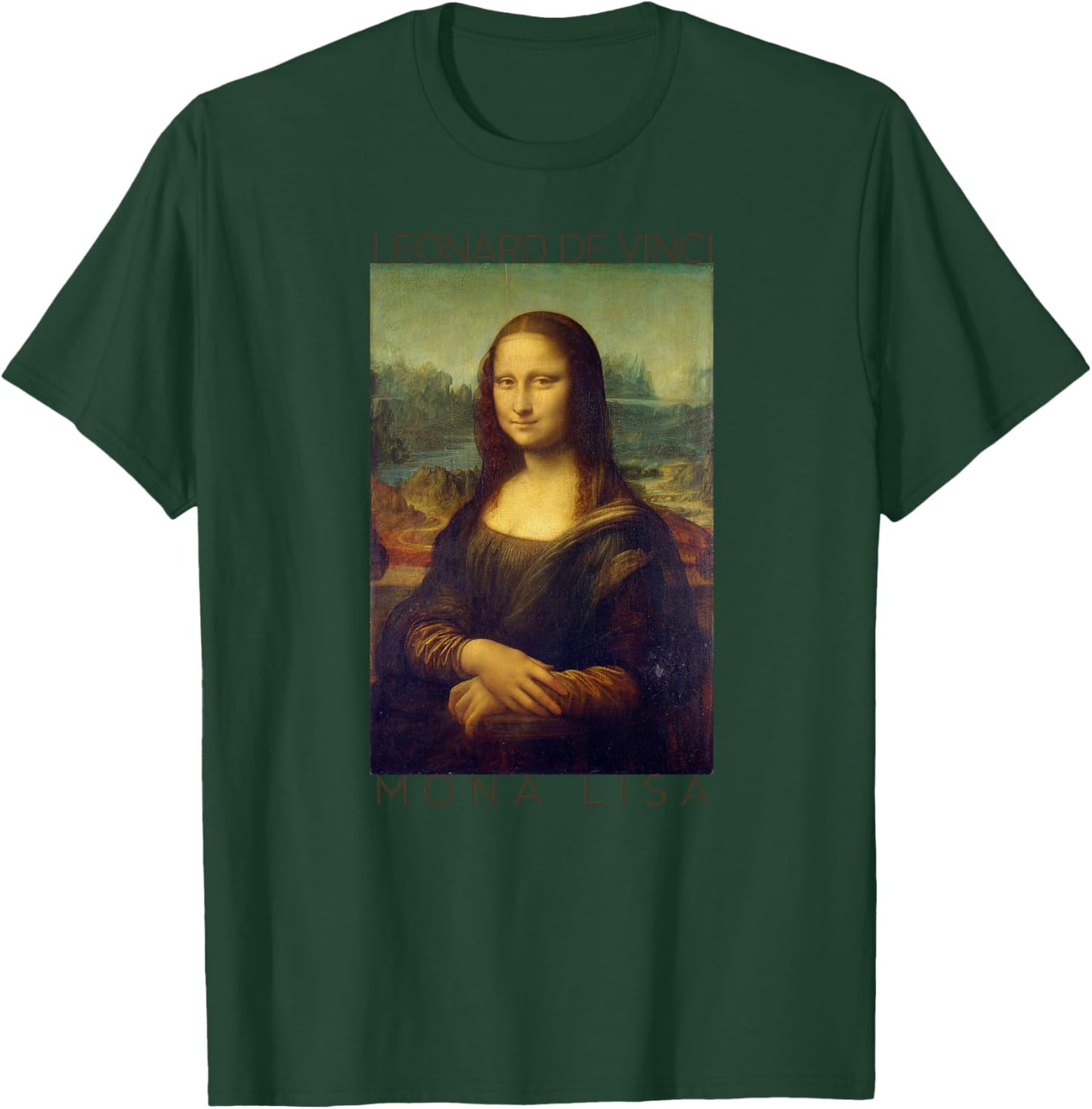 Mona Lisa Oeuvre d'art La Joconde de Léonard de Vinci Haut de Gamme T-Shirt - T-Shirt | Forest