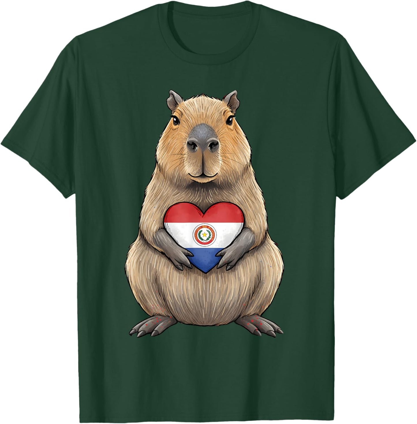 Paraguay Roots Paraguayische Flagge T-Shirt - T-Shirt | Forest