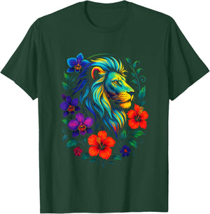 Lion Zodiac King T-Shirt - T-Shirt | Forest
