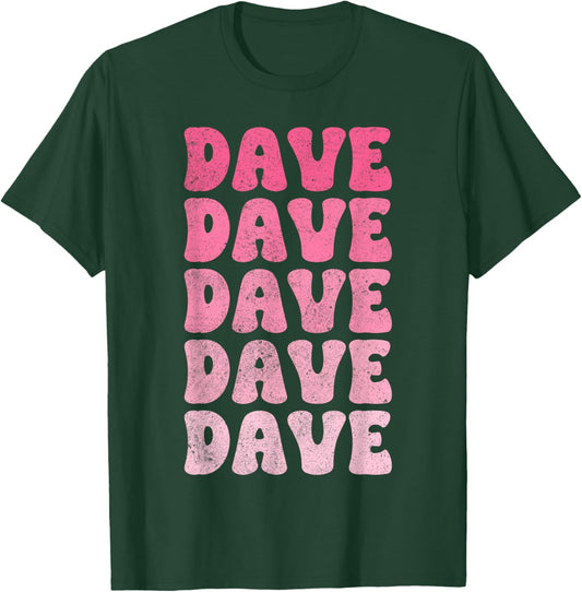Dave Vintage Retro T-Shirt - T-Shirt | Forest