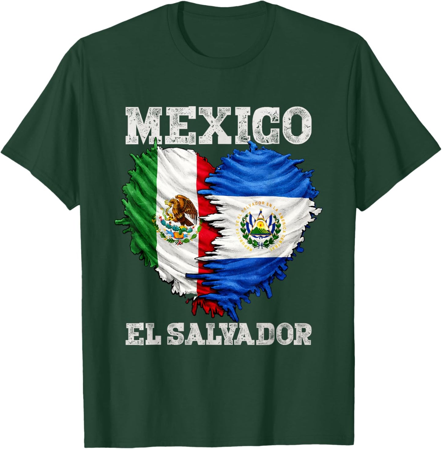 Mexico El Salvador T-Shirt - T-Shirt | Forest