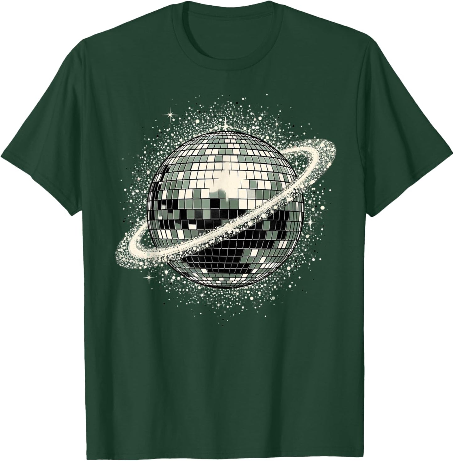 Cool Disco Ball Planet Dance Club Retro Party T-Shirt - T-Shirt | Forest