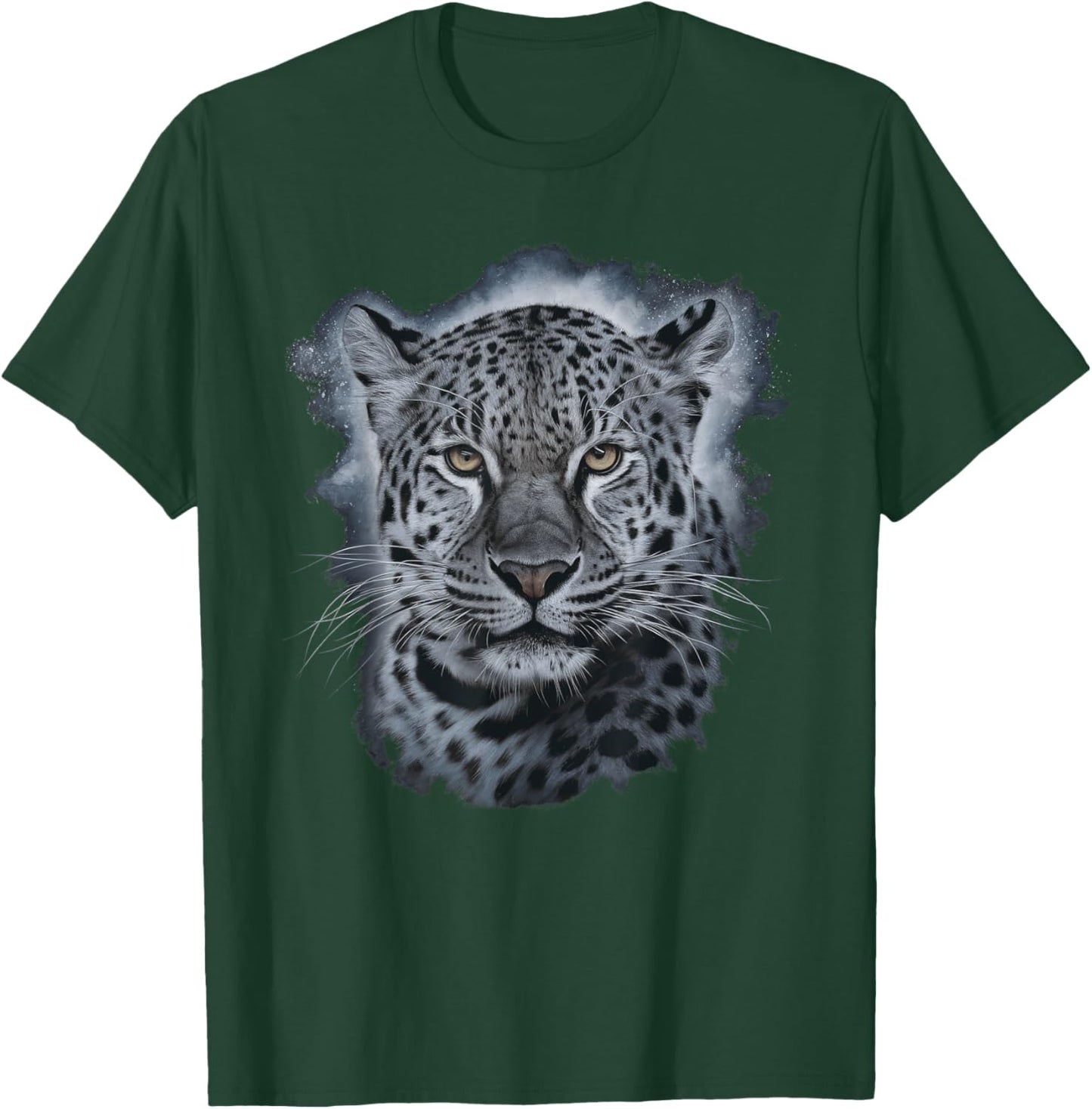 Snow Leopard Face T-Shirt - T-Shirt | Forest