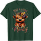 Highland Cow Just A-Little Moody - Farm Animals Flower T-Shirt - T-Shirt | Forest