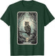Tarot Card "Wisdom Call" Owls Lover Mystical Owl Tarot Card T-Shirt - T-Shirt | Forest