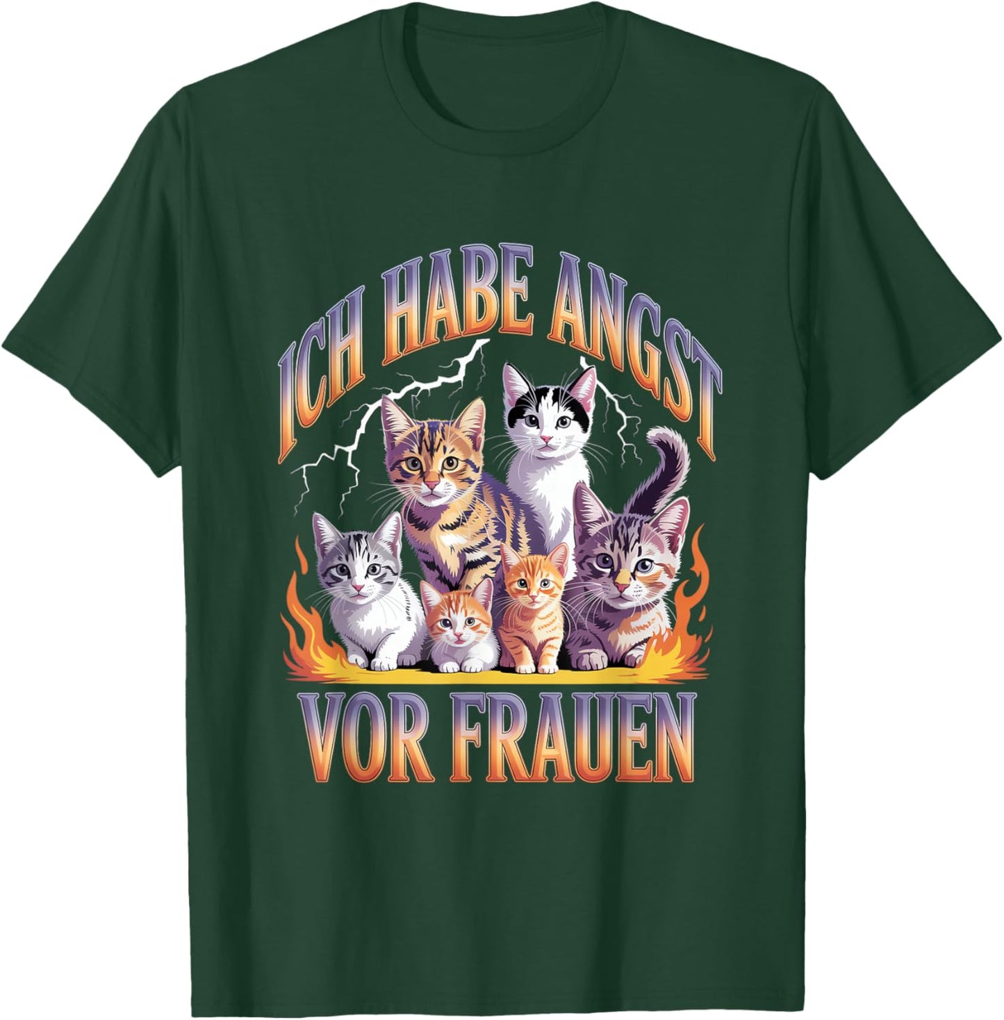Ich Habe Angst Vor Frauen Unwearable Y2K Bootleg T-Shirt - T-Shirt | Forest