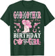 GodMother Of The Birthday Cow-Girl Pink Disco Rodeo Western T-Shirt - T-Shirt | Forest