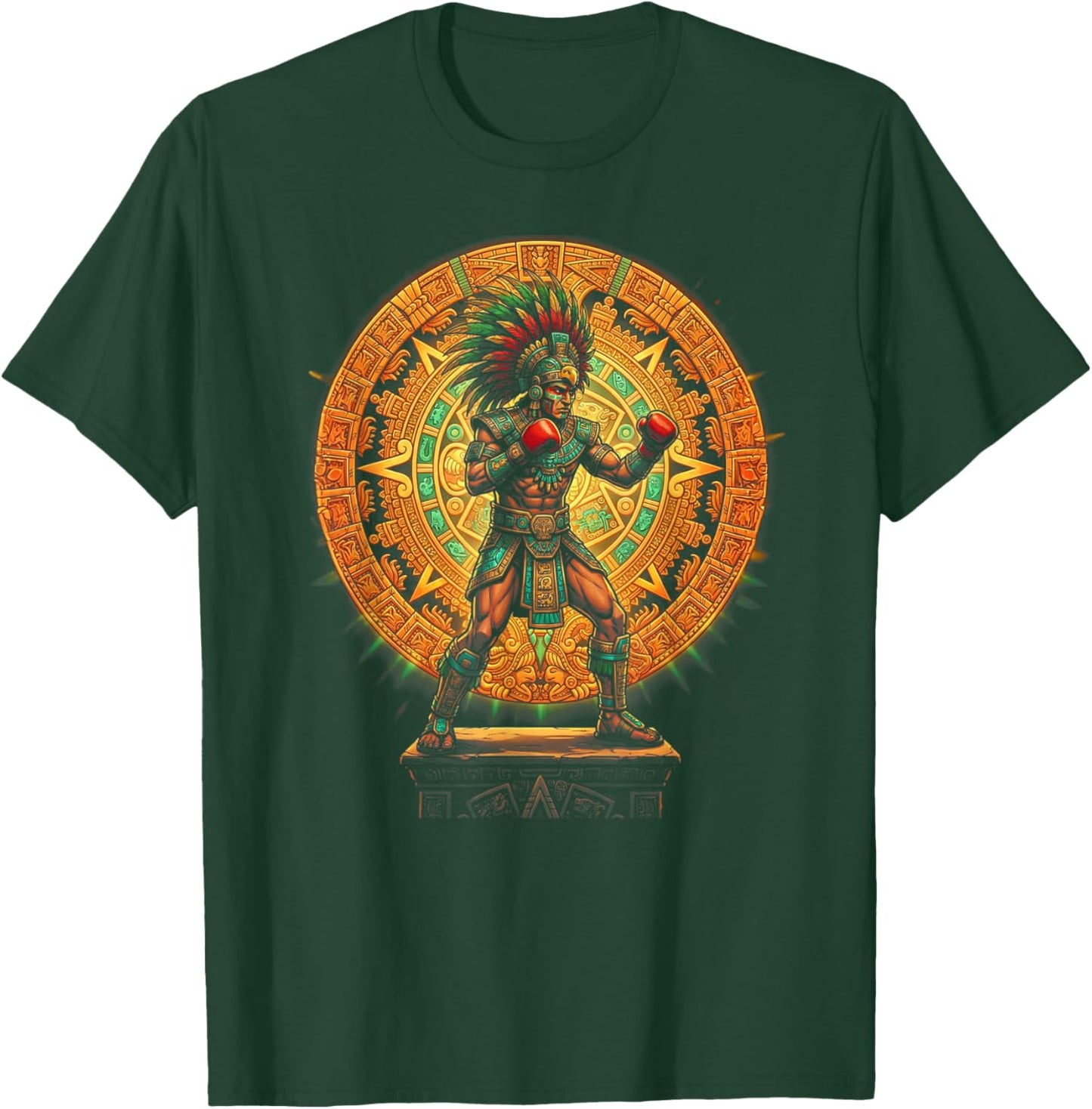 Funny Boxer Mexico Boxing T-Shirt - T-Shirt | Forest