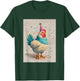 Chicken Birthday Confetti Retro Pop Art T-Shirt - T-Shirt | Forest
