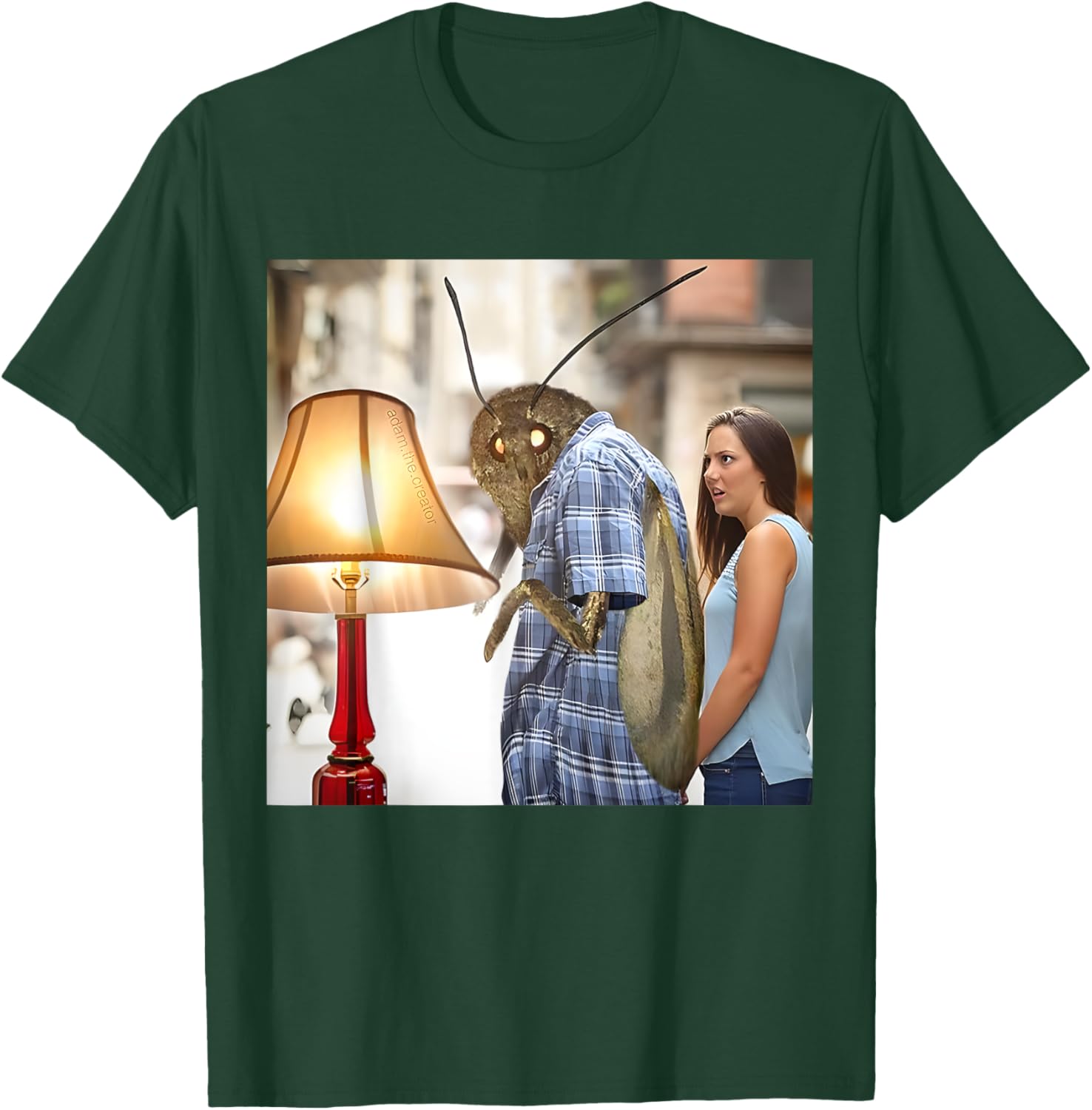Moths Insect Lamps Meme Y'all Got Any Uhhh Lamps? Sarcastic T-Shirt - T-Shirt | Forest