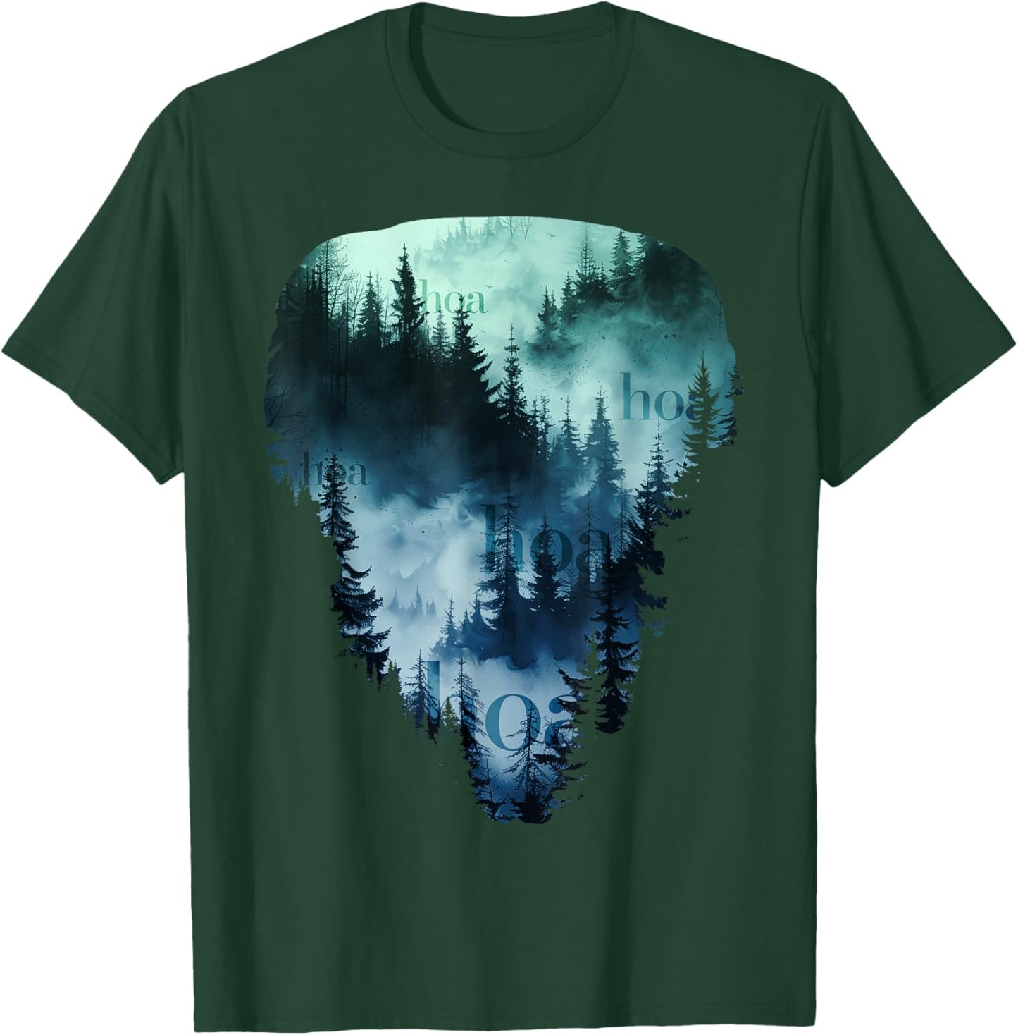 HOA HOA HOA HOA HOA Season Autumn Fall Forest Landscape T-Shirt - T-Shirt | Forest