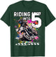Motocross Birthday 5th Year Old Riding Into 5 MX Dirt Bike T-Shirt - T-Shirt | Forest