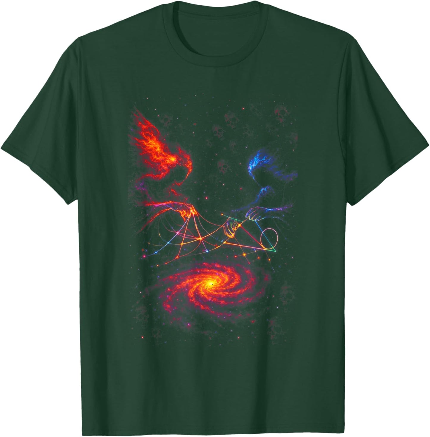 Psychedelic Universe Hippie Trippy T-Shirt - T-Shirt | Forest