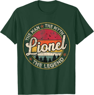 Lionel The Man The Myth The Legend Personalized Name T-Shirt - T-Shirt | Forest