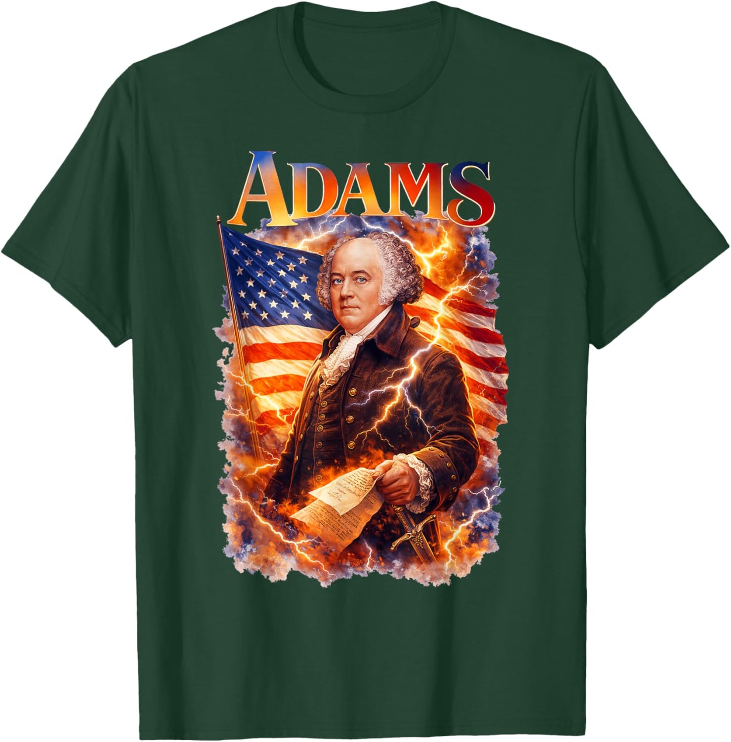 John Adams T-Shirt - T-Shirt | Forest