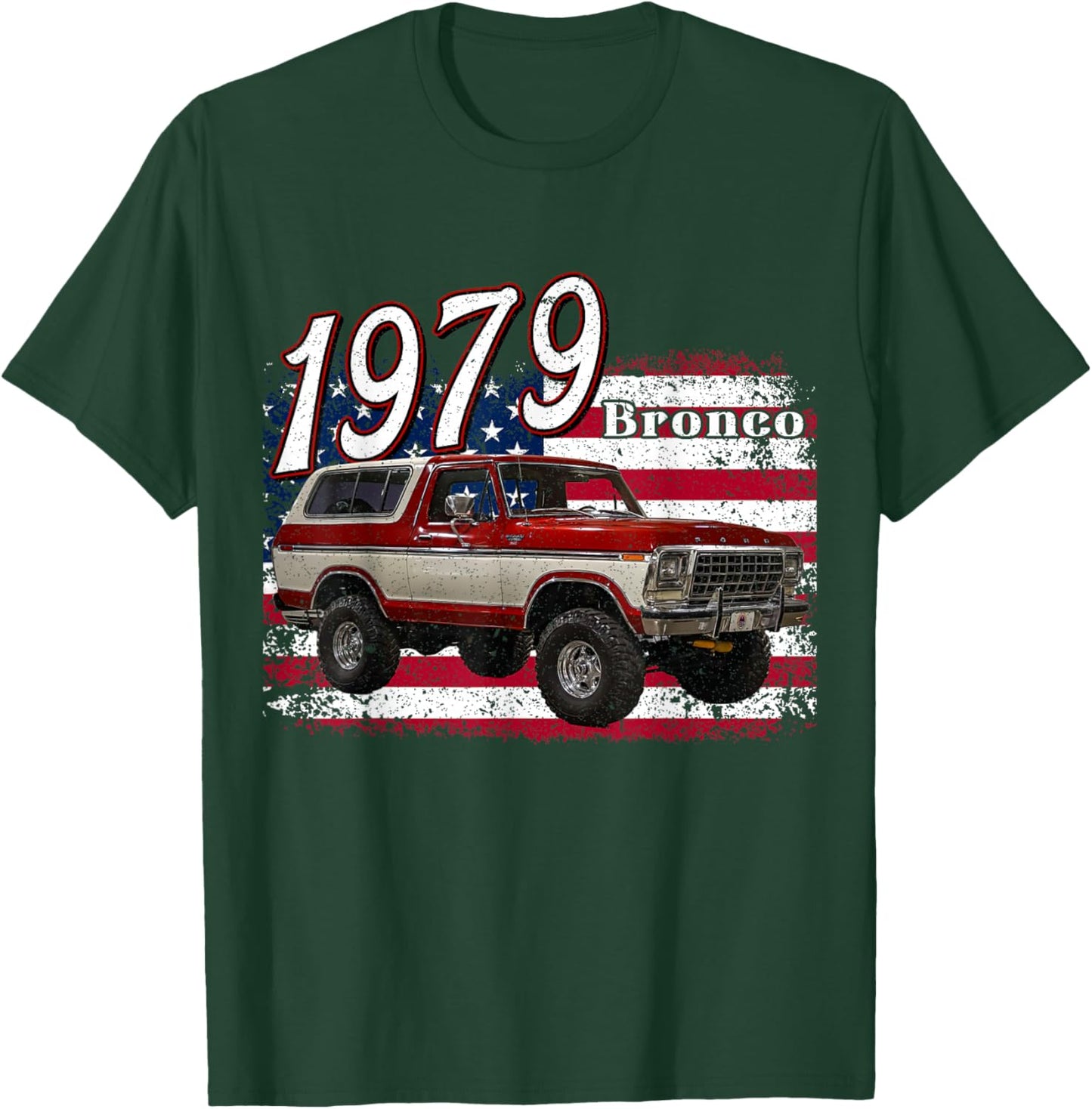 1979 79 Bronco SUV Car T-Shirt - T-Shirt | Forest