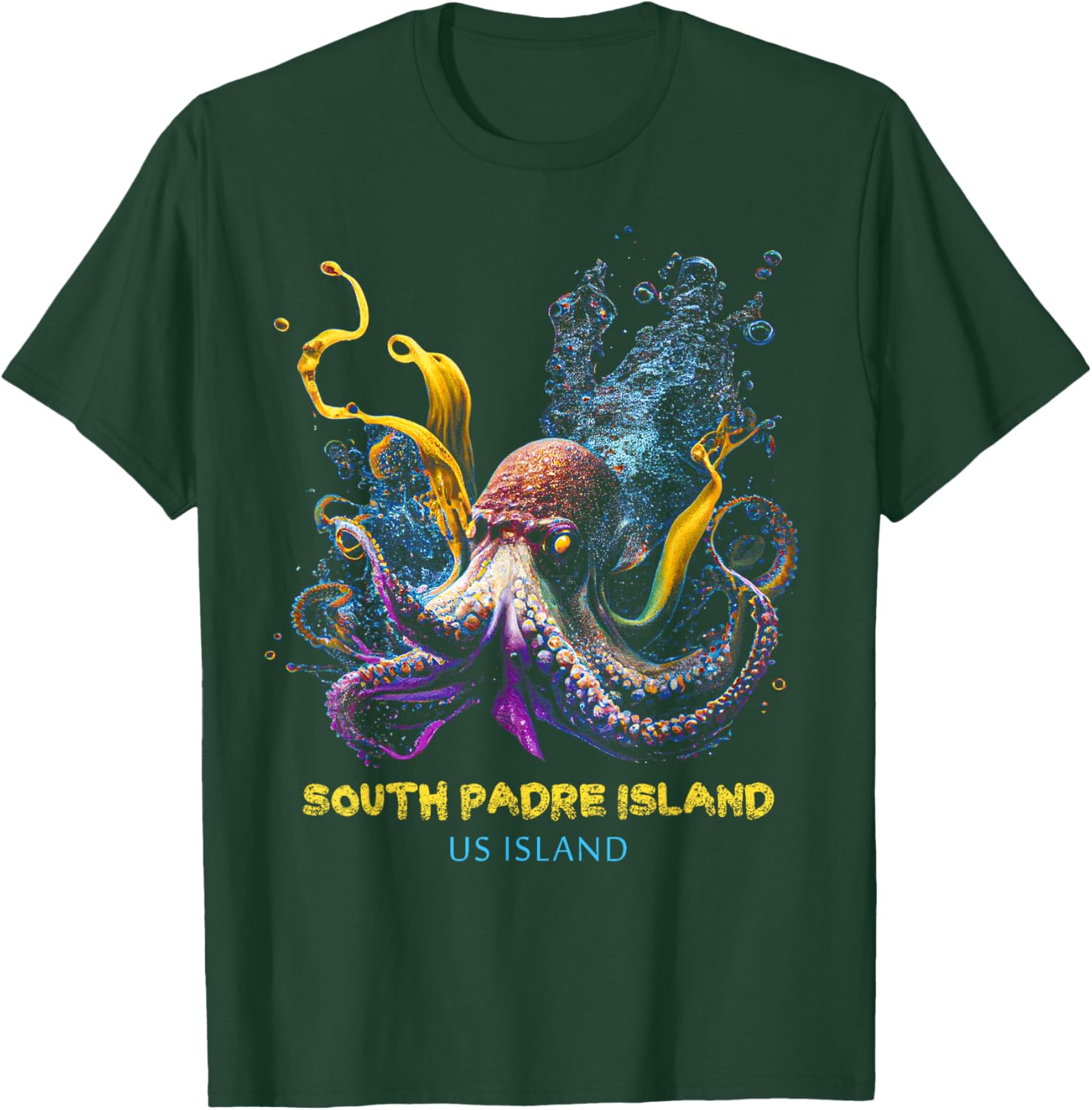 South Padre Island US Island T-Shirt - T-Shirt | Forest