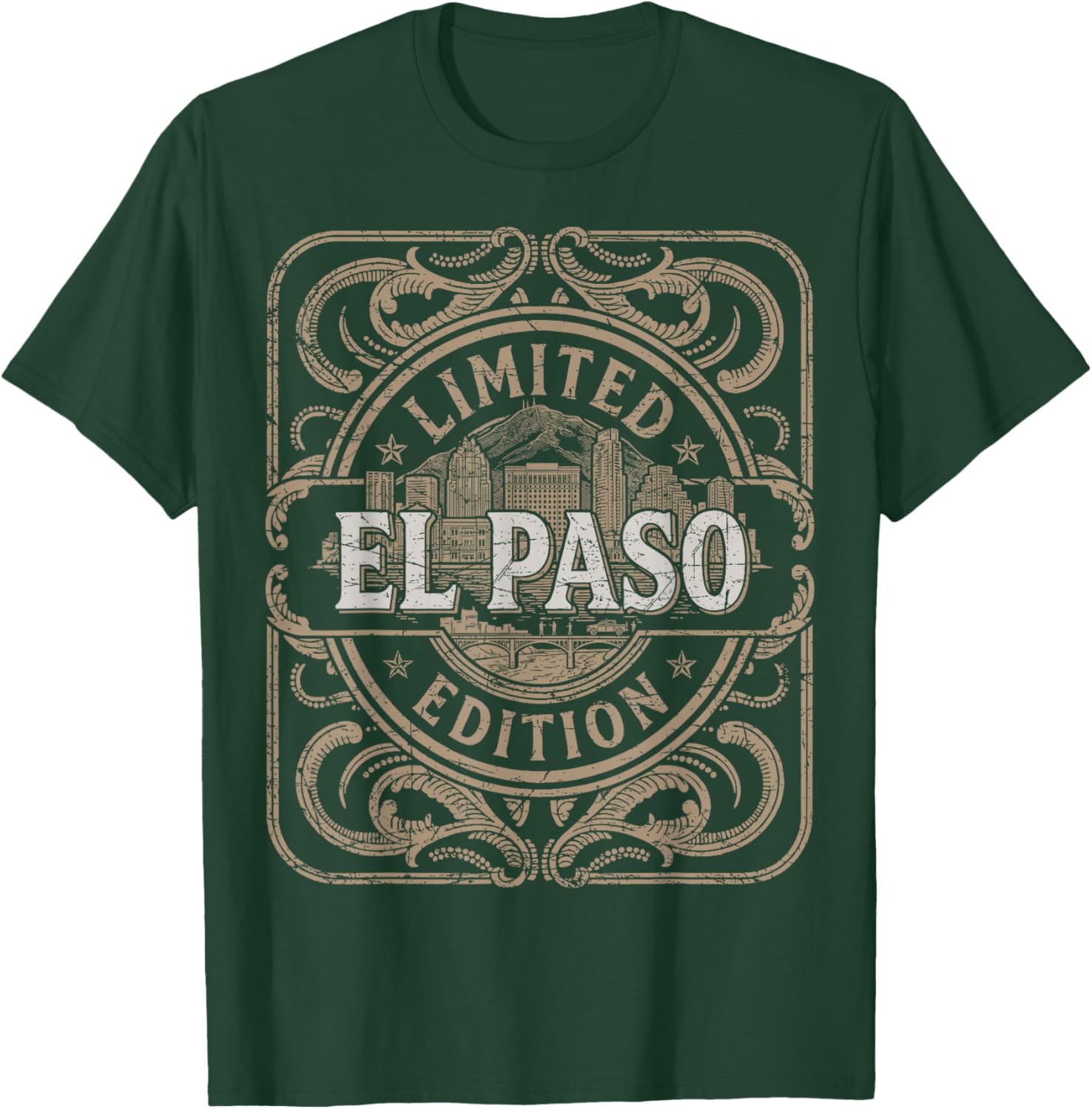 El Paso Vintage El Paso Texas T-Shirt - T-Shirt | Forest
