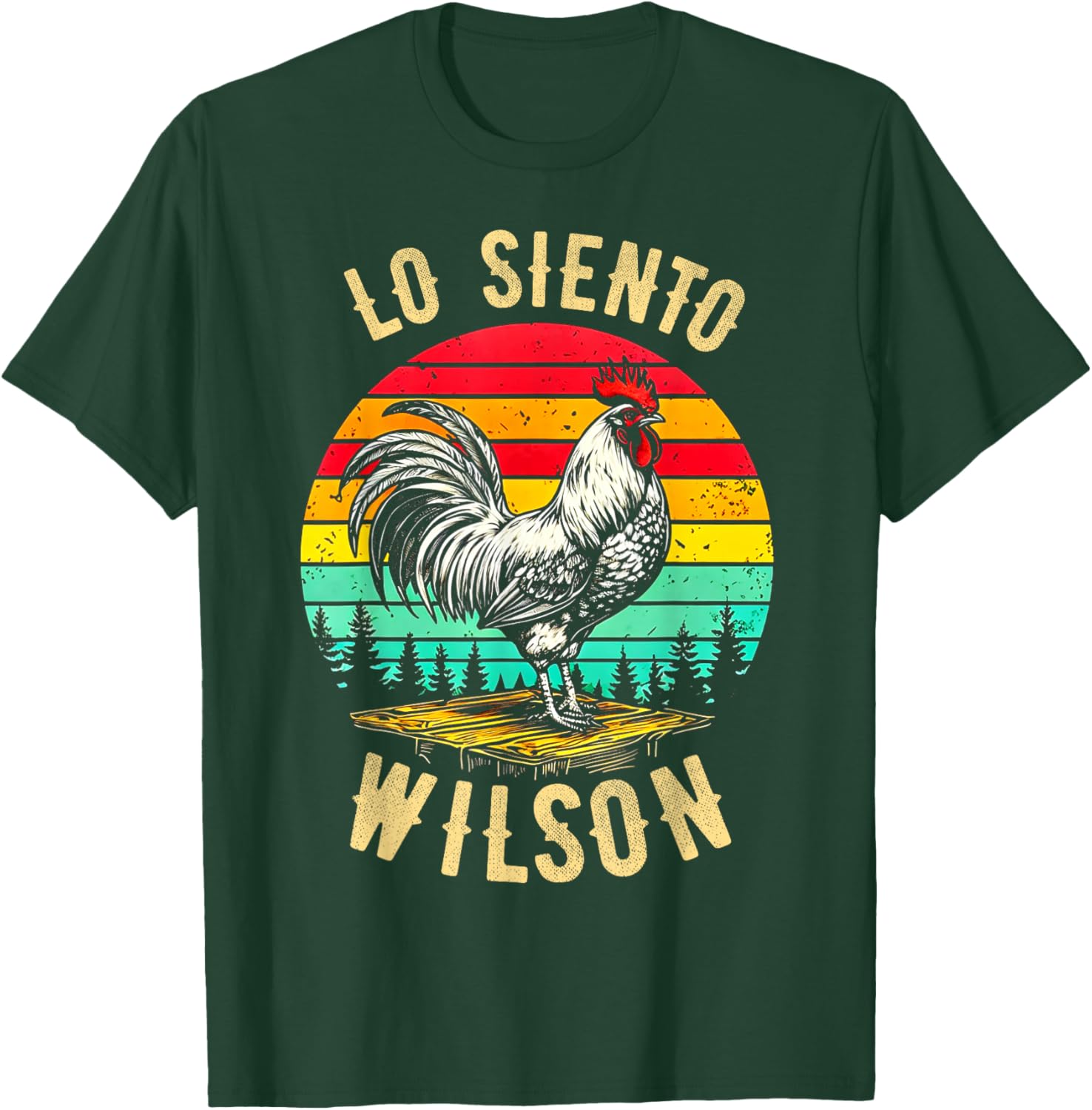 Wilson Lo Siento Vintage Chicken Meme T-Shirt - T-Shirt | Forest