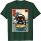 Gamer Cat Ramen Anime Rétro Japonais Wave Art Adulte Enfants T-Shirt - T-Shirt | Forest