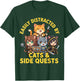 Cats and Side Quests T-Shirt - T-Shirt | Forest
