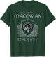 Clan MacEwan Crest Tartan Celtic Last Name Vinatge T-Shirt - T-Shirt | Forest