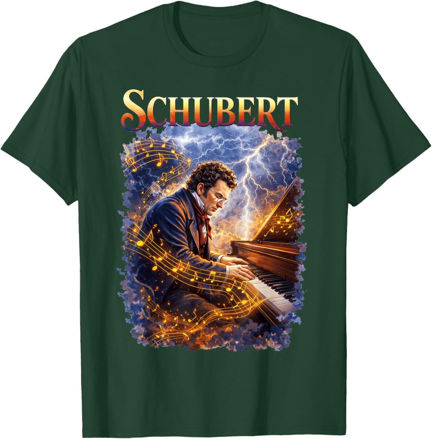 Franz Schubert Composer T-Shirt - T-Shirt | Forest