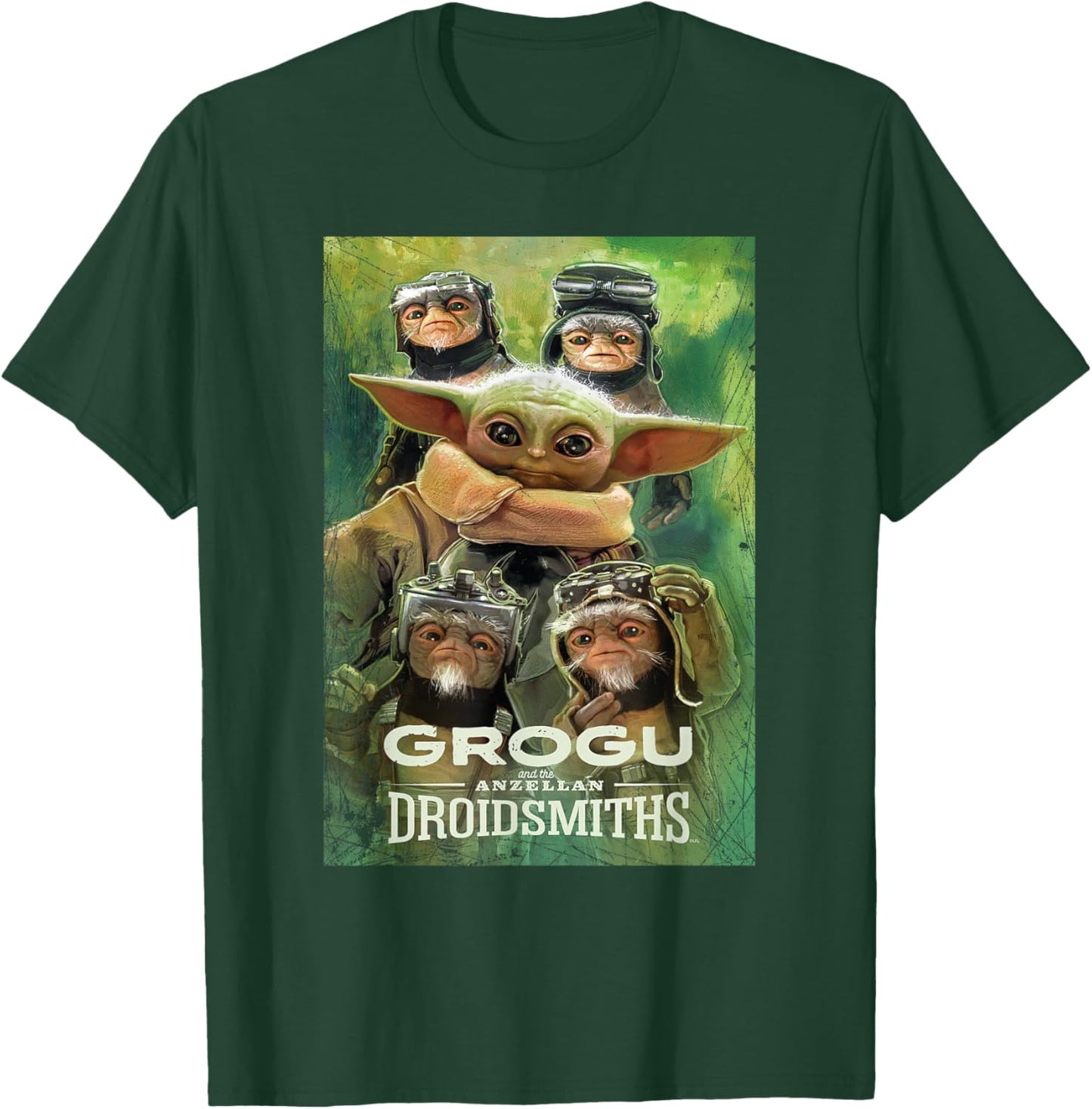 Star Wars: The Mandalorian and Grogu Anzellan Droidsmiths T-Shirt - T-Shirt | Forest
