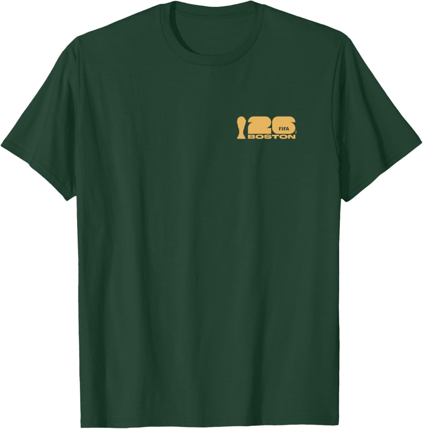 FIFA WORLD CUP26 Boston Poster T-Shirt - T-Shirt | Forest