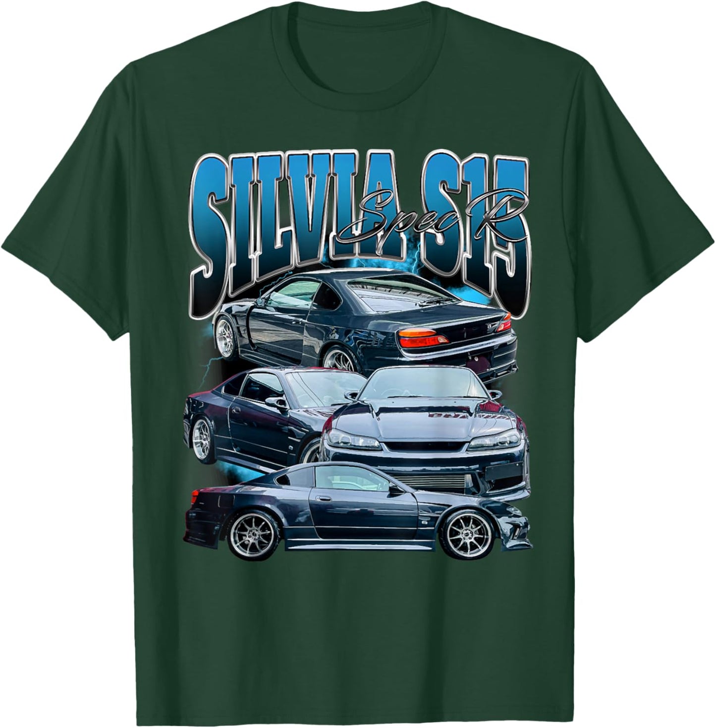 Silvia s15 SpecR 240SX SR20DET sport car T-Shirt - T-Shirt | Forest