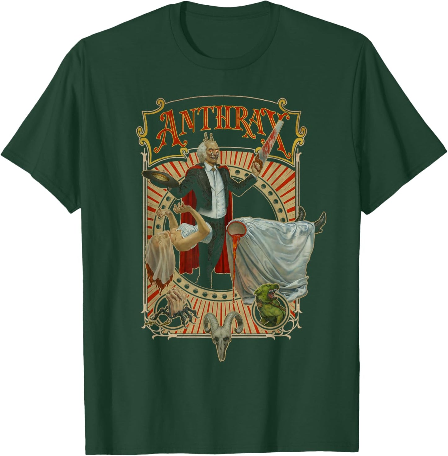 Anthrax Circus Poster T-Shirt - T-Shirt | Forest