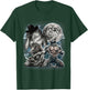 Vintage Alpha Wolf Howling at The Moon 67 Six Seven Meme T-Shirt - T-Shirt | Forest