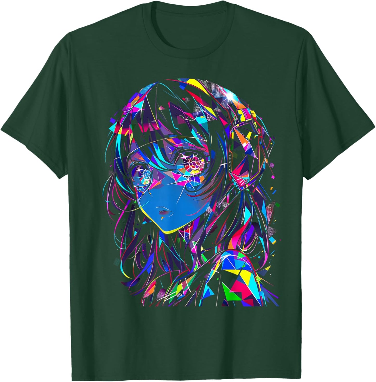 Anime Manga Graphic Colorful Artwork Anime T-Shirt - T-Shirt | Forest