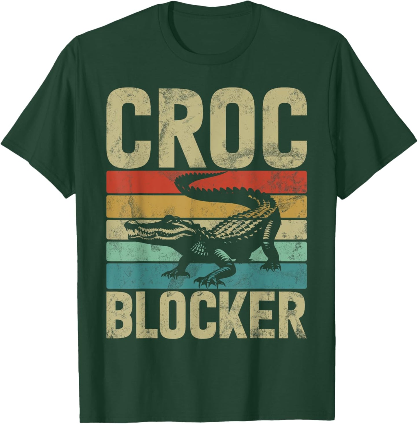 Croc Blocker Crocodile T-Shirt - T-Shirt | Forest