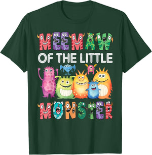 Meemaw Of The Little Monster Kids 1St Birthday Party T-Shirt - T-Shirt | Forest