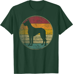 Great Dane Dog - Vintage Birthday Mother's Father's Day T-Shirt - T-Shirt | Forest