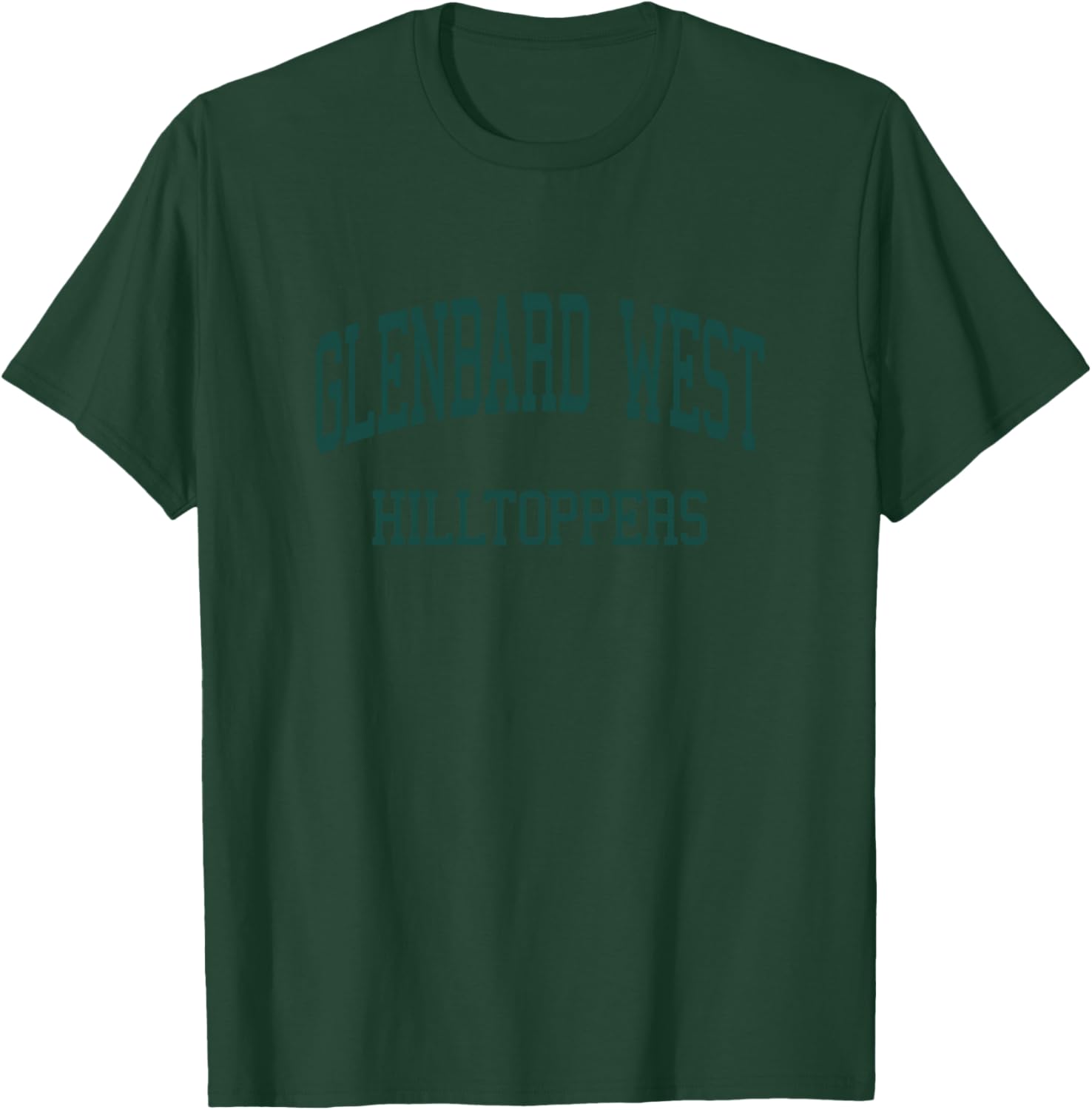 Glenbard West High School HS Glen Ellyn IL Retro T-Shirt - T-Shirt | Forest