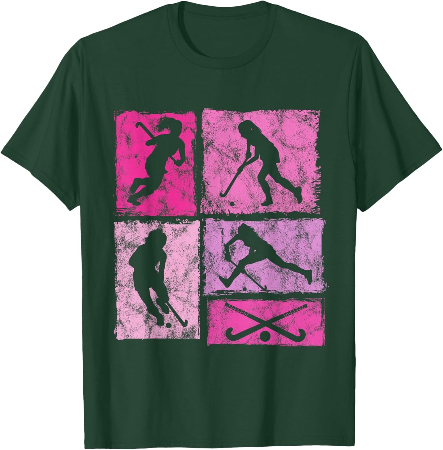 Grass Hockey for Young Kids, Women, Girls T-Shirt - T-Shirt | Forest