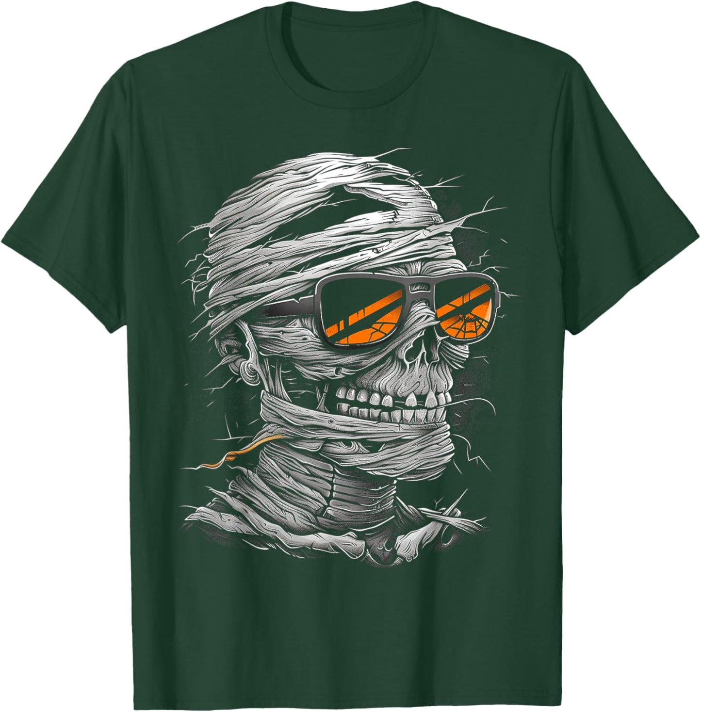 Mummy Costume Halloween Graphic Art Mummy T-Shirt - T-Shirt | Forest