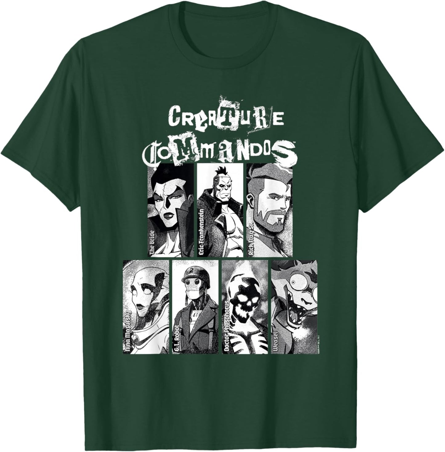 Creature Commandos Portraits T-Shirt - T-Shirt | Forest