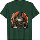 Funny Japanese Cat Wizard Smoking Pipe Mystical Feline Mage T-Shirt - T-Shirt | Forest