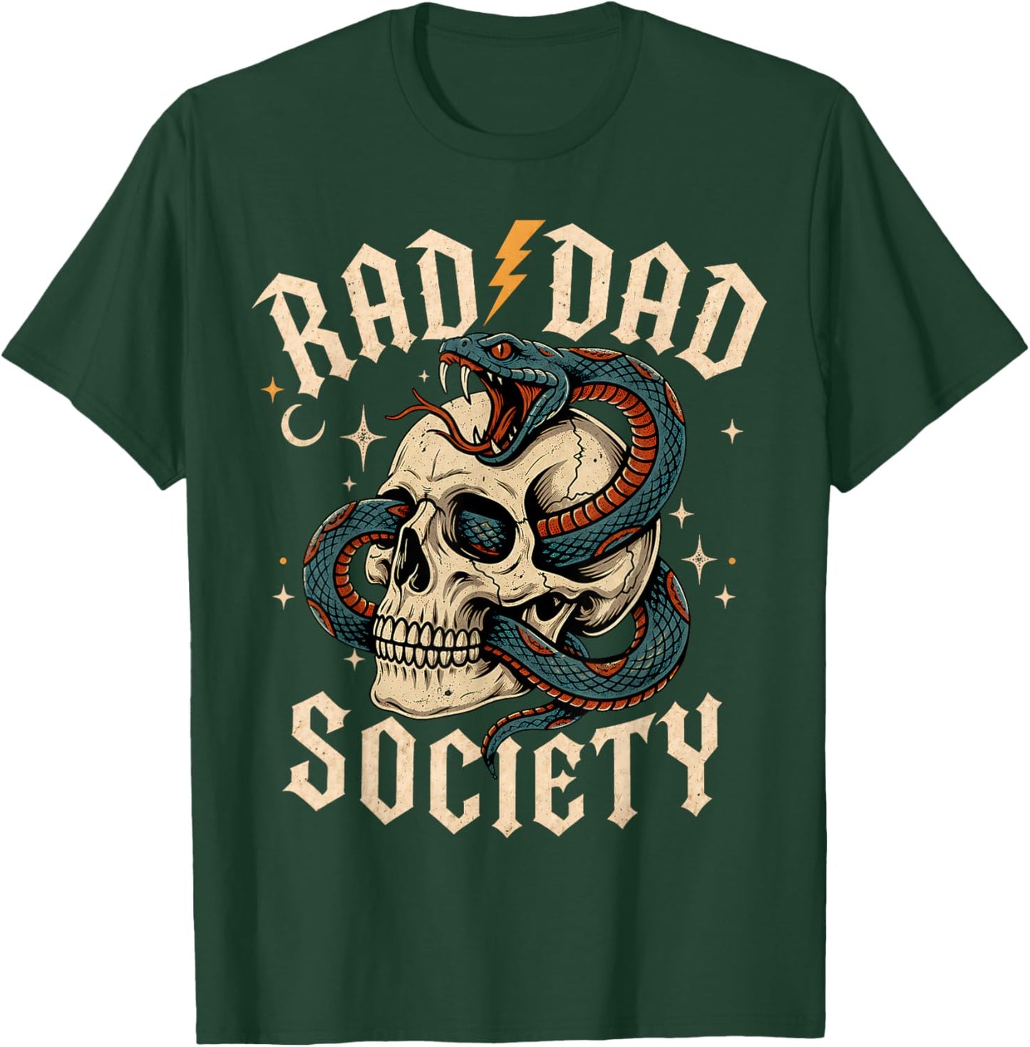 Rad Dad Society Fathers Day Husband Daddy Cool Dad Club Men T-Shirt - T-Shirt | Forest