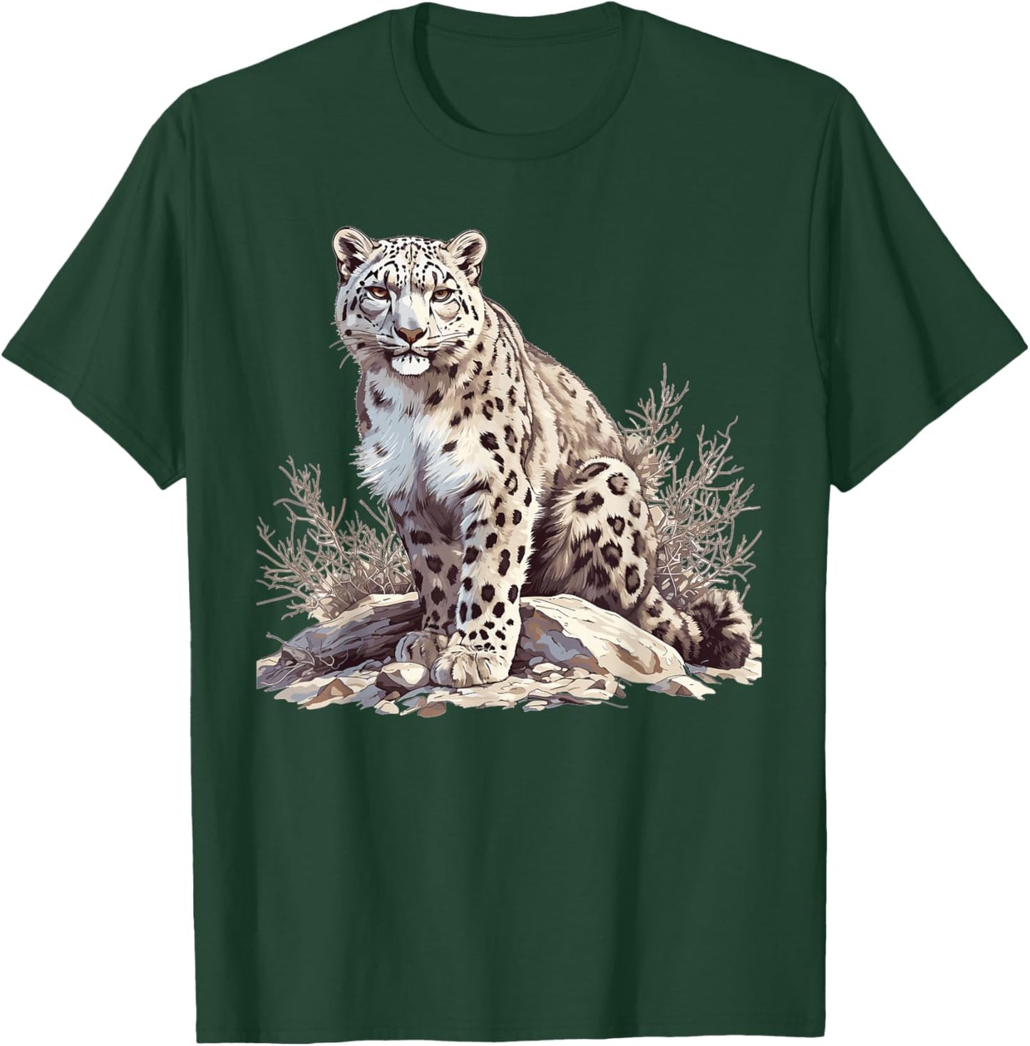 Snow Leopards Lovers Snow Leopard T-Shirt - T-Shirt | Forest