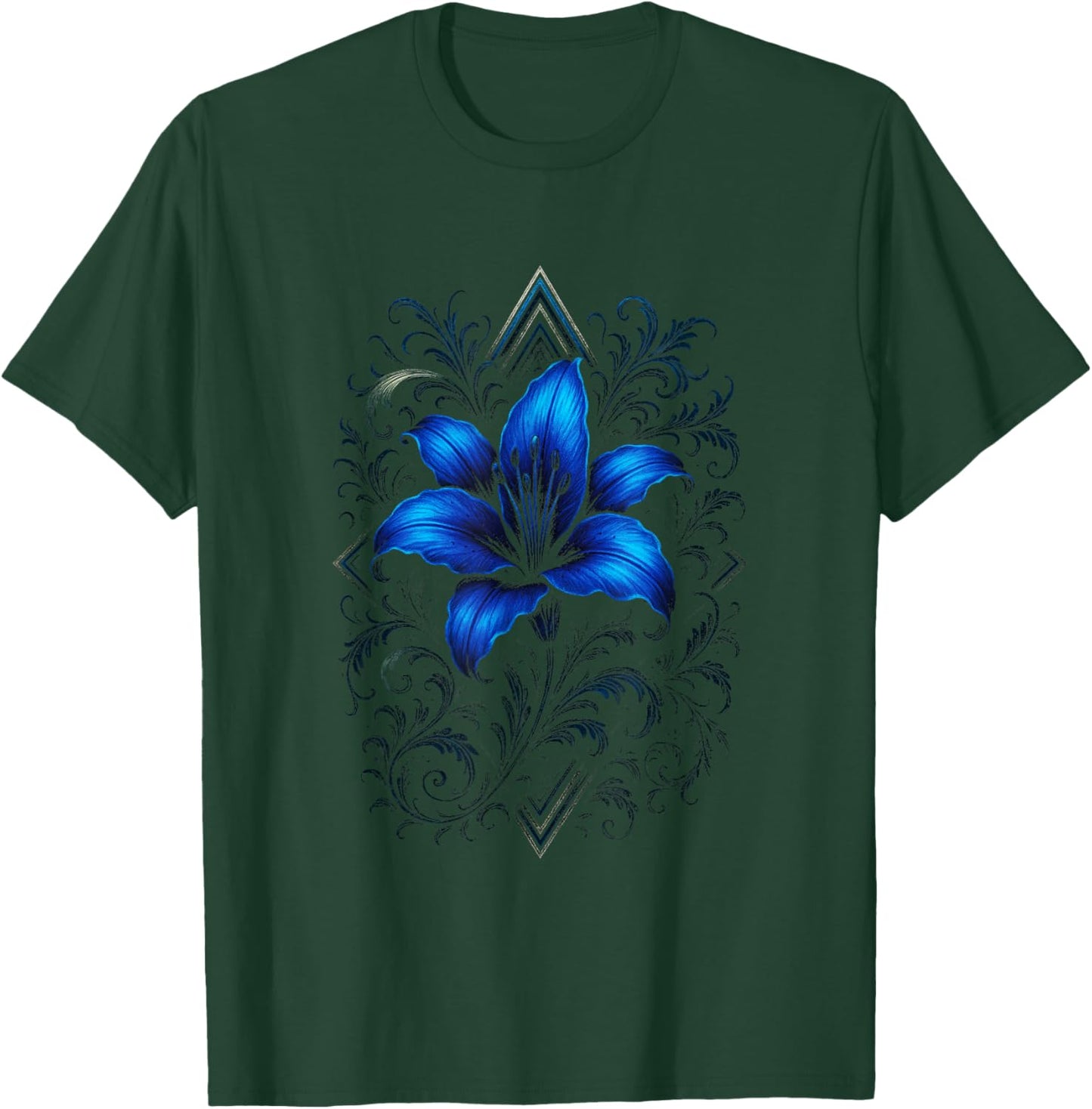 Flower - Gothic Witchcraft Aesthetic T-Shirt - T-Shirt | Forest