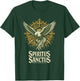 Holy Spirit Latin Catholic Dove T-Shirt - T-Shirt | Forest