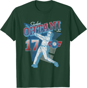 Shohei Ohtani NLCS Game 4 MLB Players #17 T-Shirt - T-Shirt | Forest