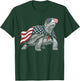 Eastern Box Turtle 4th of July US American Flag Patriotic T-Shirt - T-Shirt | Forest